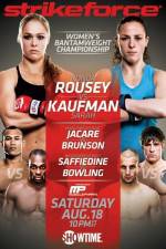 Watch Strikeforce Rousey vs Kaufman Tvmuse