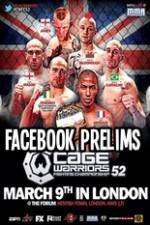 Watch Cage Warriors 52 Facebook Preliminary Fights Tvmuse