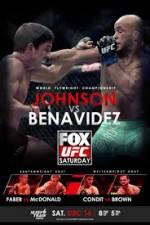 Watch UFC On Fox Johnson vs Benavidez II Tvmuse