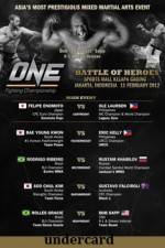 Watch ONE FC 2 Battle of Heroes Undercard Tvmuse