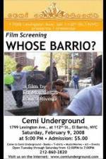 Watch Whose Barrio Tvmuse