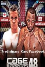 Watch Cage Warriors 48 Preliminary Card Facebook Tvmuse