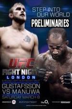 Watch UFC Fight Night 38: Gustafsson vs. Manuwa Preliminaries Tvmuse