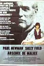 Watch Absence of Malice Tvmuse