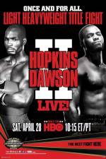 Watch Boxing Light Heavyweight Hopkins vs Dawson II Tvmuse