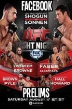 Watch UFC Fight Night 26 Facebook Prelims Tvmuse